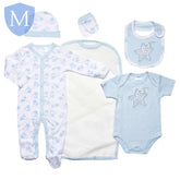 Baby Boys 5 Piece Mesh Bag Gift Set - Star (45JTC8900) (Baby Boys Gift Set) Mansuri